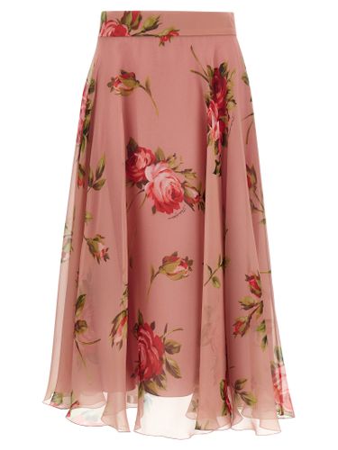 Silk Midi Women's Skirt - Dolce & Gabbana - Modalova
