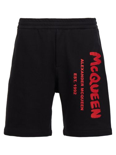 Cotton Bermuda Men's Shorts - Alexander McQueen - Modalova