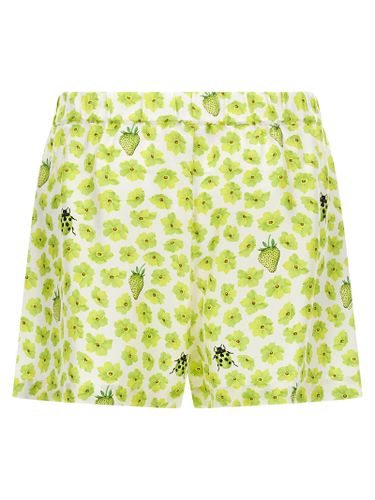 Silk Bermuda Women's Shorts - Versace - Modalova