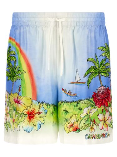 Silk Bermuda Men's Shorts - Casablanca - Modalova