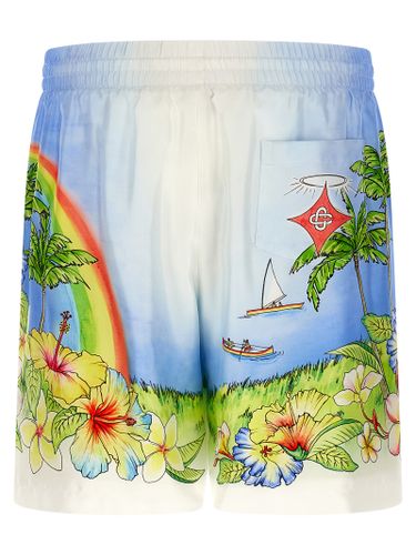 Silk Bermuda Men's Shorts - Casablanca - Modalova