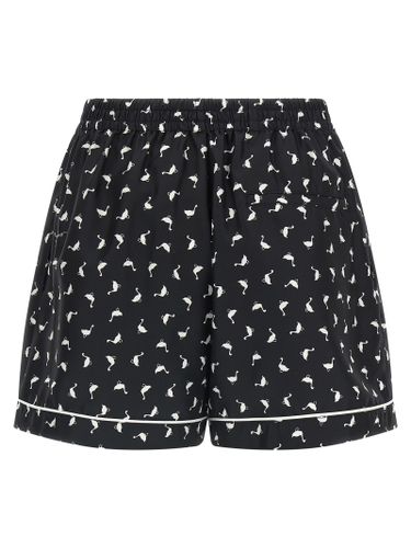 Silk Bermuda Women's Shorts - Moschino - Modalova