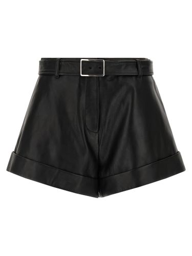 Lamb Leather Bermuda Women's Shorts - Sportmax - Modalova