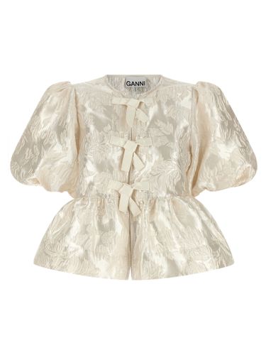Polyester Women's Blouse - Ganni - Modalova