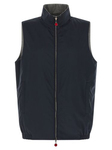 Cotton Sleeveless Men's Jacket - Kiton - Modalova