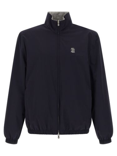 Polyamide Shell Men's Jacket - Brunello Cucinelli - Modalova