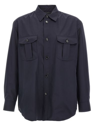 Brioni Blue Silk Men's Jacket - Brioni - Modalova
