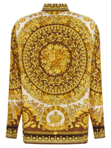 Versace Gold Silk Women's Blouse - Versace - Modalova