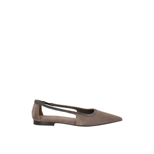 Leather Women's Mules - Brunello Cucinelli - Modalova
