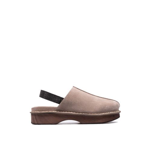 Leather Women's Mules - Brunello Cucinelli - Modalova