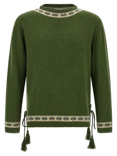 Virgin Wool Men's Cardigan - BODE - Modalova