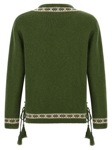 Virgin Wool Men's Cardigan - BODE - Modalova