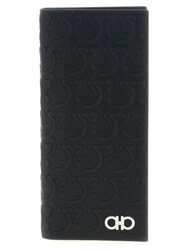 Calfskin Men's Wallet - Ferragamo - Modalova