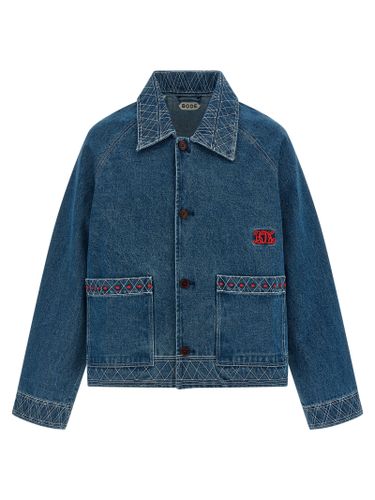BODE Blue Cotton Denim Men's Jacket - BODE - Modalova