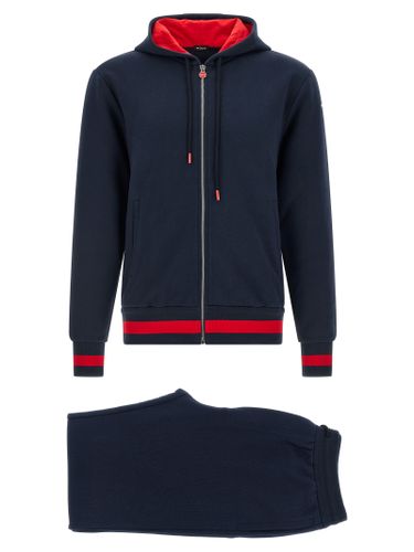 Kiton Blue Cotton Men's Sweatsuit - Kiton - Modalova