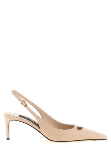 Lamb Leather Mid Heel Women's Pumps - Dolce & Gabbana - Modalova