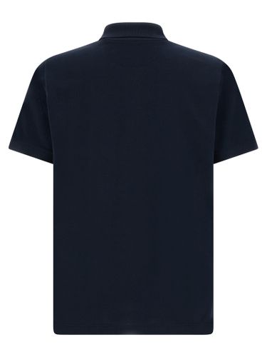 Fendi Blue Cotton Polo Men's Shirt - Fendi - Modalova