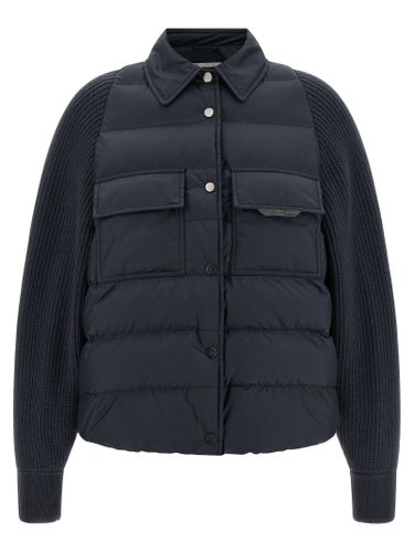 Polyester Full-Length Women's Jacket - Brunello Cucinelli - Modalova