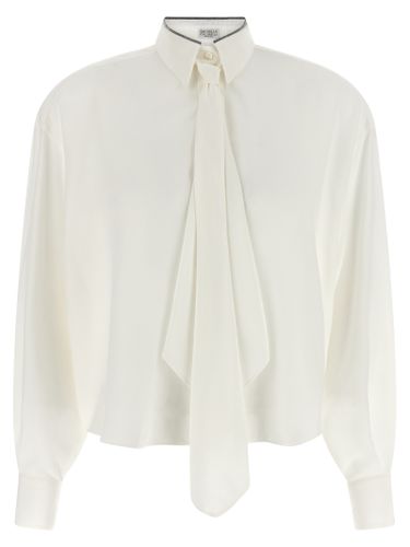 Silk Women's Blouse - Brunello Cucinelli - Modalova