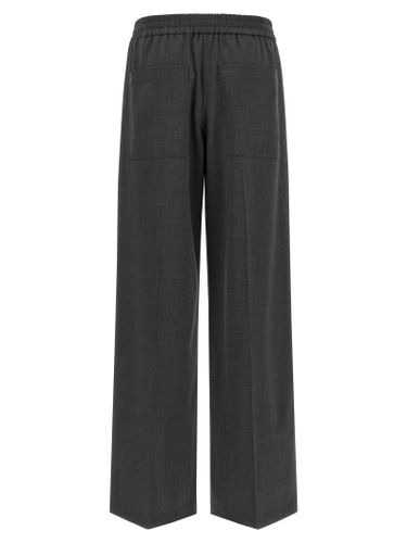 Virgin Wool Flared Women's Pants - Brunello Cucinelli - Modalova