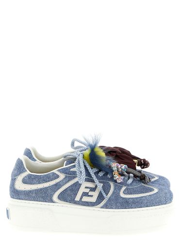Calfskin Platform Women's Sneakers - Fendi - Modalova