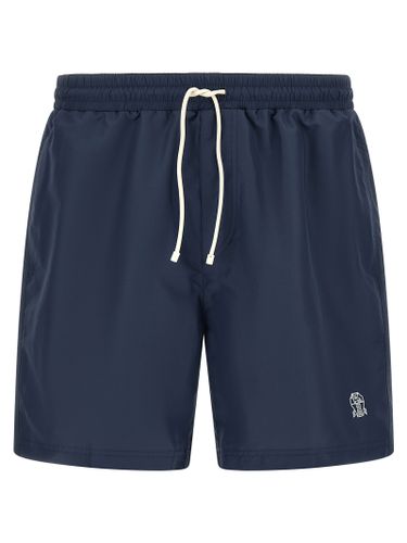 Polyester Swim Men's Shorts - Brunello Cucinelli - Modalova