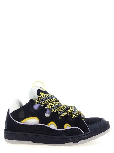 Calfskin Athletic Men's Sneakers - Lanvin - Modalova