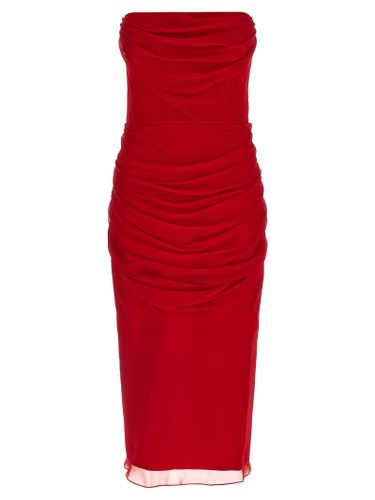 Silk Midi Women's Dress - Carolina Herrera - Modalova