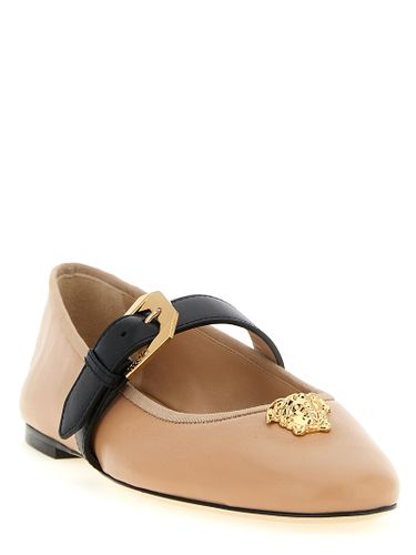 Lamb Leather Ballet Women's Flats - Versace - Modalova