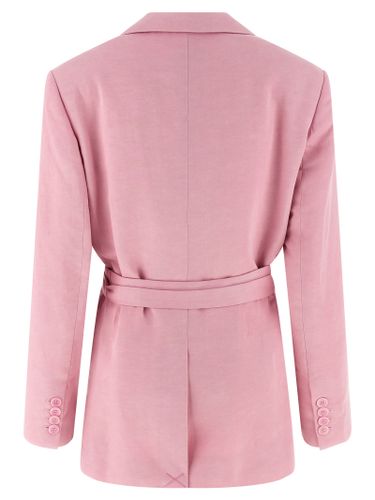 Linen Women's Blazer - NUDE - Modalova