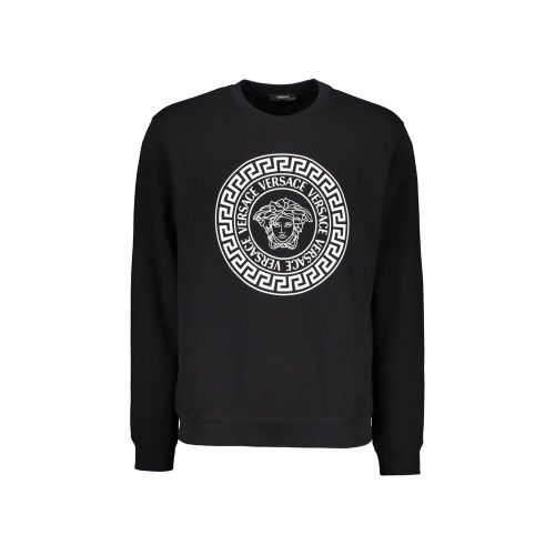 Cotton Men's Sweatshirt - Versace - Modalova