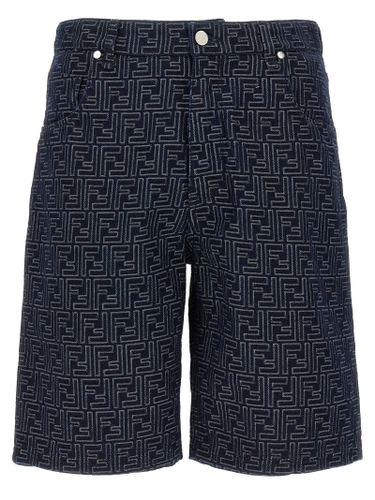 Cotton Bermuda Men's Shorts - Fendi - Modalova