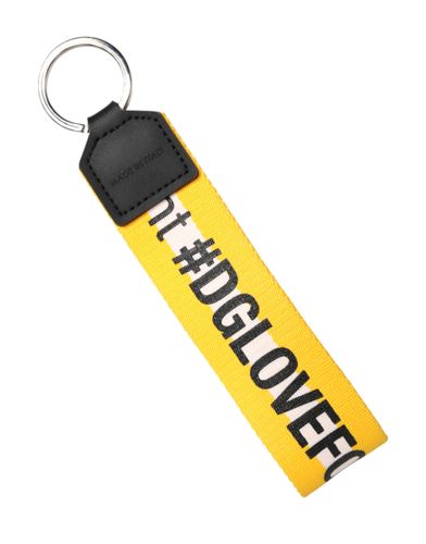 Logo Polyester Silver Brass Holder Keychain Women's Keyring - Dolce & Gabbana - Modalova