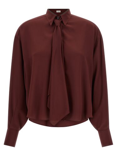 Silk Women's Blouse - Brunello Cucinelli - Modalova