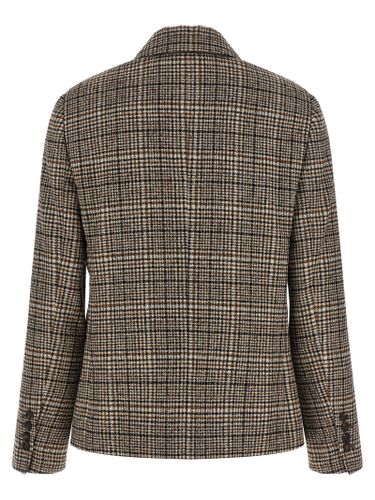 Alpaca Leather Women's Blazer - Brunello Cucinelli - Modalova