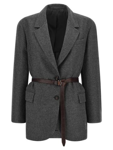 Virgin Wool Women's Blazer - Brunello Cucinelli - Modalova