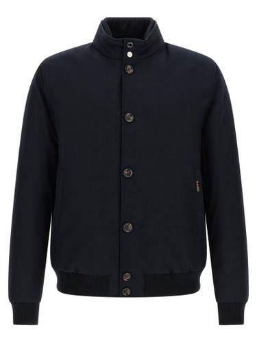 MooRER Blue Wool Men's Bomber - MooRER - Modalova