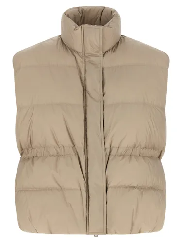 Polyester Sleeveless Women's Jacket - Brunello Cucinelli - Modalova