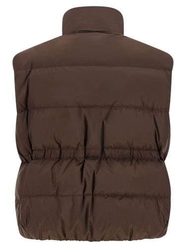 Polyester Sleeveless Women's Jacket - Brunello Cucinelli - Modalova