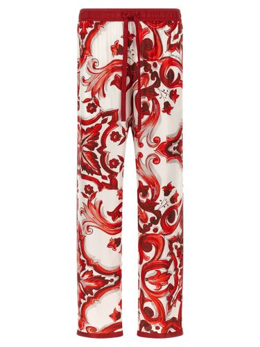Silk Casual Men's Pants - Dolce & Gabbana - Modalova