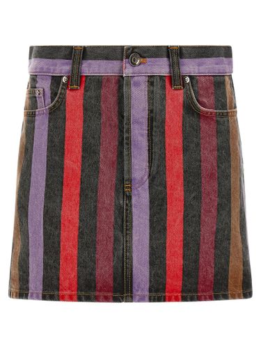 Cotton Long Women's Skirt - Versace - Modalova