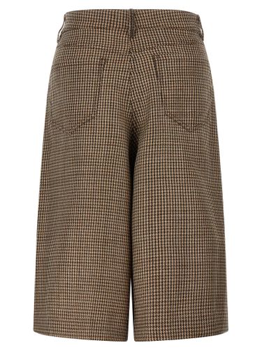 Virgin Wool Bermuda Women's Shorts - Brunello Cucinelli - Modalova