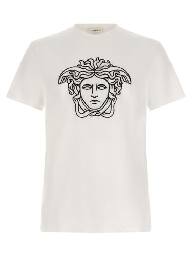 Cotton Men's T-Shirt - Versace - Modalova