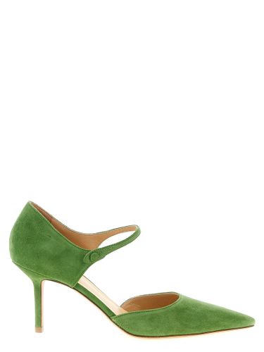 Goatskin Mid Heel Women's Pumps - Francesco Russo - Modalova