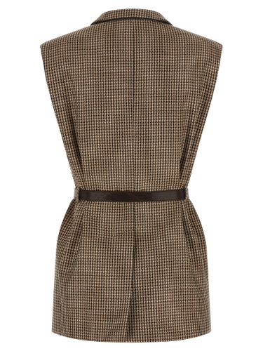 Virgin Wool Sleeveless Women's Jacket - Brunello Cucinelli - Modalova