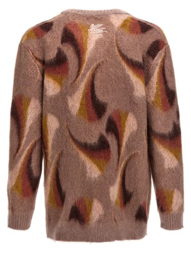 Etro Multicolor Wool Men's Cardigan - Etro - Modalova