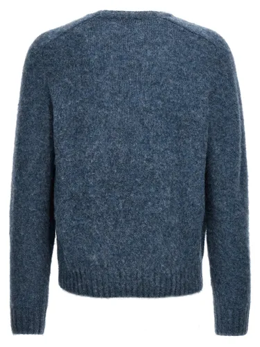 Harmony Blue Wool Men's Cardigan - Harmony - Modalova