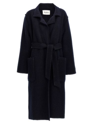 Max Mara Blue Wool Women's Coat - Max Mara - Modalova