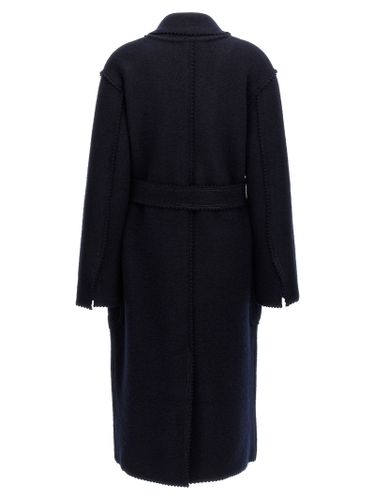 Max Mara Blue Wool Women's Coat - Max Mara - Modalova