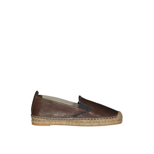 Leather Women's Espadrilles - Brunello Cucinelli - Modalova